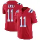 ＃11 Men's Joshua Dobbs Red Limited New England Patriots Vapor Untouchable Alternate Jersey