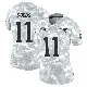 ＃11 Women's Joshua Dobbs Arctic Camo Limited New England Patriots 2024 Salute to Service Jersey