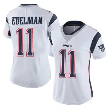 ＃11 Women's Julian Edelman White Limited New England Patriots Vapor Untouchable Jersey