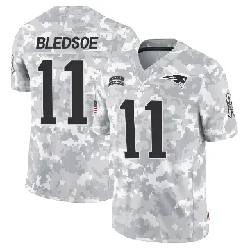 ＃11 Youth Drew Bledsoe Arctic Camo Limited New England Patriots 2024 Salute to Service Jersey