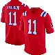 ＃11 Youth Drew Bledsoe Red Game New England Patriots Alternate Jersey