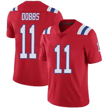 ＃11 Youth Joshua Dobbs Red Limited New England Patriots Vapor Untouchable Alternate Jersey