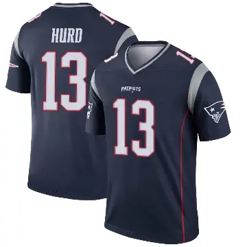 ＃13 Men's Jalen Hurd Navy Legend New England Patriots Jersey