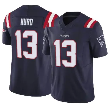 ＃13 Men's Jalen Hurd Navy Limited New England Patriots Vapor F.U.S.E. Jersey
