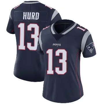 ＃13 Women's Jalen Hurd Navy Limited New England Patriots Team Color Vapor Untouchable Jersey