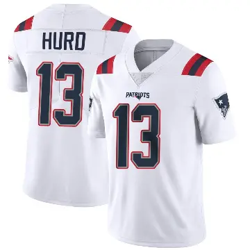 ＃13 Youth Jalen Hurd White Limited New England Patriots Vapor Untouchable Jersey