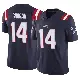 ＃14 Men's Steve Grogan Navy Limited New England Patriots Vapor F.U.S.E. Jersey
