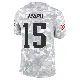 ＃15 Youth Marte Mapu Arctic Camo Limited New England Patriots 2024 Salute to Service Jersey