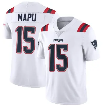＃15 Youth Marte Mapu White Limited New England Patriots Vapor Untouchable Jersey