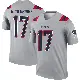 ＃17 Youth Ben Wooldridge Gray Legend New England Patriots Inverted Jersey