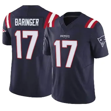 ＃17 Youth Bryce Baringer Navy Limited New England Patriots Vapor F.U.S.E. Jersey