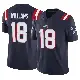 ＃18 Youth Kyle Williams Navy Limited New England Patriots Vapor F.U.S.E. Jersey