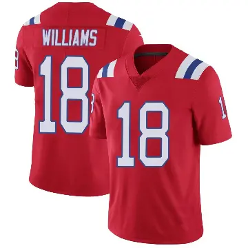 ＃18 Youth Kyle Williams Red Limited New England Patriots Vapor Untouchable Alternate Jersey