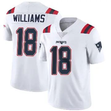 ＃18 Youth Kyle Williams White Limited New England Patriots Vapor Untouchable Jersey
