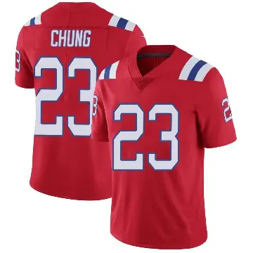 ＃23 Youth Patrick Chung Red Limited New England Patriots Vapor Untouchable Alternate Jersey