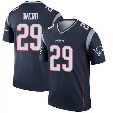＃29 Youth Jeremiah Webb Navy Legend New England Patriots Jersey