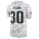 ＃30 Men's Tyler Davis Arctic Camo Limited New England Patriots 2024 Salute to Service Jersey