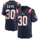 ＃30 Men's Tyler Davis Navy Blue Game New England Patriots Team Color Jersey