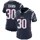 ＃30 Women's Tyler Davis Navy Limited New England Patriots Team Color Vapor Untouchable Jersey