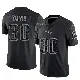 ＃30 Youth Tyler Davis Black Limited New England Patriots Reflective Jersey