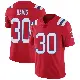 ＃30 Youth Tyler Davis Red Limited New England Patriots Vapor Untouchable Alternate Jersey