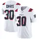 ＃30 Youth Tyler Davis White Limited New England Patriots Vapor Untouchable Jersey