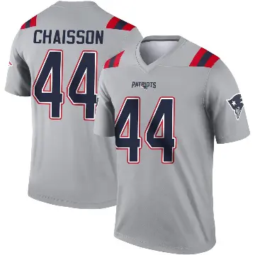 ＃44 Youth K'Lavon Chaisson Gray Legend New England Patriots Inverted Jersey