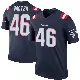 ＃46 Men's R.J. Moten Navy Legend New England Patriots Color Rush Jersey