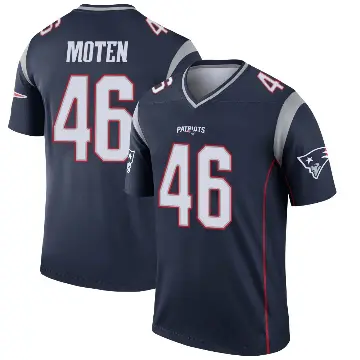 ＃46 Men's R.J. Moten Navy Legend New England Patriots Jersey