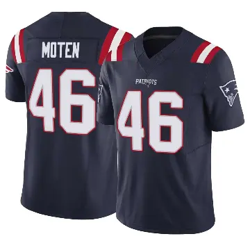 ＃46 Men's R.J. Moten Navy Limited New England Patriots Vapor F.U.S.E. Jersey