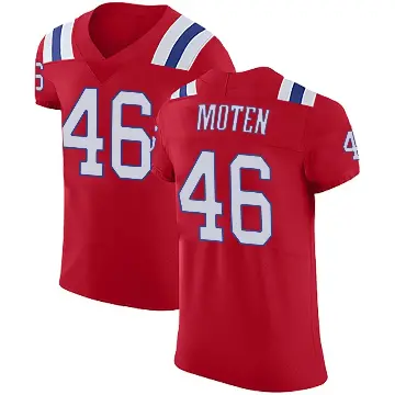 ＃46 Men's R.J. Moten Red Elite New England Patriots Vapor Untouchable Alternate Jersey