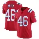 ＃46 Men's R.J. Moten Red Limited New England Patriots Vapor Untouchable Alternate Jersey