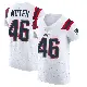 ＃46 Men's R.J. Moten White Elite New England Patriots Vapor Untouchable Jersey