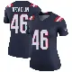 ＃46 Women's James Develin Navy Legend New England Patriots Color Rush Jersey