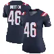 ＃46 Women's R.J. Moten Navy Legend New England Patriots Color Rush Jersey