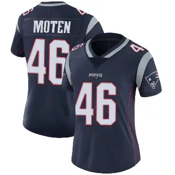 ＃46 Women's R.J. Moten Navy Limited New England Patriots Team Color Vapor Untouchable Jersey