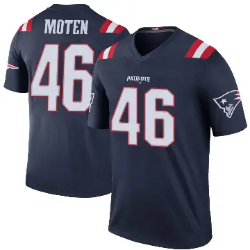 ＃46 Youth R.J. Moten Navy Legend New England Patriots Color Rush Jersey