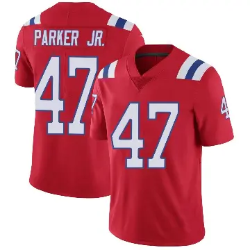 ＃47 Youth Andrew Parker Jr. Red Limited New England Patriots Vapor Untouchable Alternate Jersey