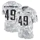 ＃49 Men's Cole Fotheringham Arctic Camo Limited New England Patriots 2024 Salute to Service Jersey