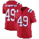 ＃49 Men's Cole Fotheringham Red Limited New England Patriots Vapor Untouchable Alternate Jersey