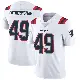 ＃49 Men's Cole Fotheringham White Limited New England Patriots Vapor Untouchable Jersey