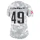＃49 Women's Cole Fotheringham Arctic Camo Limited New England Patriots 2024 Salute to Service Jersey