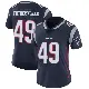 ＃49 Women's Cole Fotheringham Navy Limited New England Patriots Team Color Vapor Untouchable Jersey