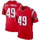 ＃49 Youth Cole Fotheringham Red Legend New England Patriots Inverted Jersey