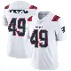 ＃49 Youth Cole Fotheringham White Limited New England Patriots Vapor Untouchable Jersey