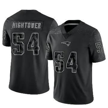 ＃54 Men's Dont'a Hightower Black Limited New England Patriots Reflective Jersey