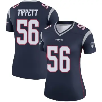 ＃56 Women's Andre Tippett Navy Legend New England Patriots Jersey