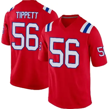 ＃56 Youth Andre Tippett Red Game New England Patriots Alternate Jersey