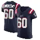 ＃60 Men's David Andrews Navy Elite New England Patriots Team Color Vapor Untouchable Jersey