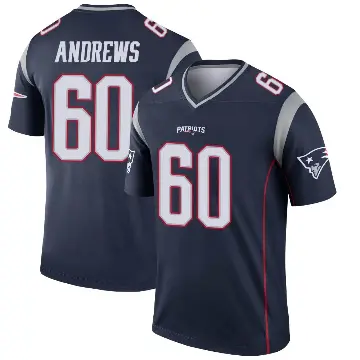 ＃60 Youth David Andrews Navy Legend New England Patriots Jersey
